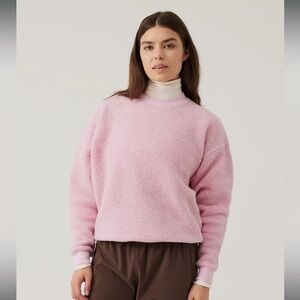 Outdoor Voices Pink MegaFleece Crewneck Sweatshirt